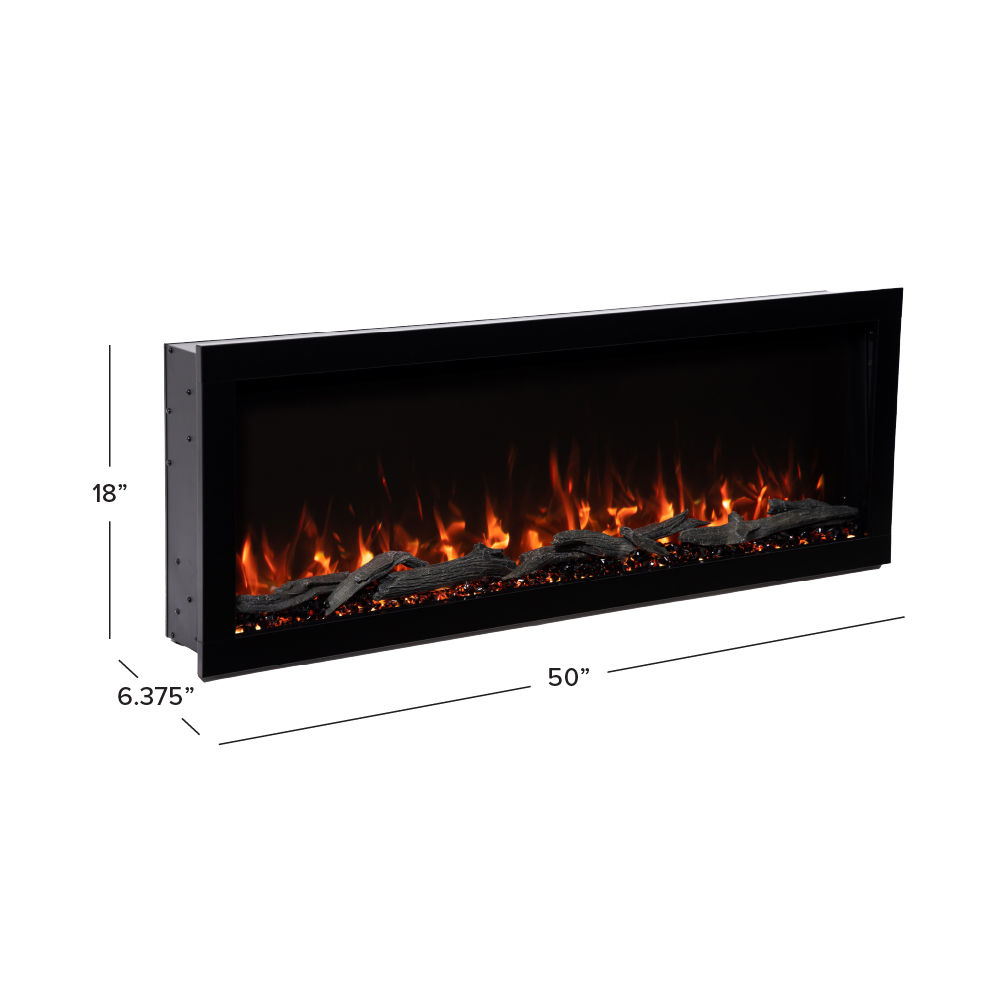 Highmark Built-In Electric Fireplace line art